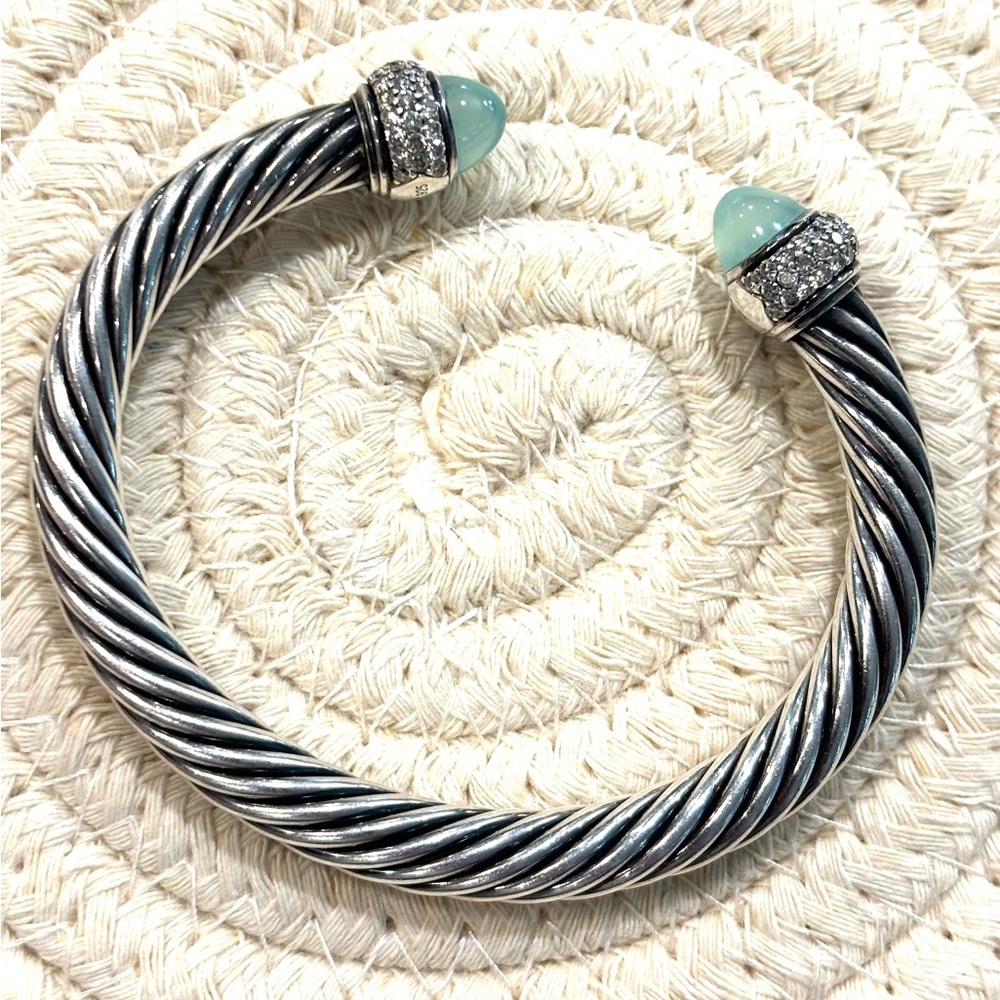 DAVID YURMAN ✨🩵HP🩵✨ 7mm Cable Cuff - Authentic - Picture 3 of 16